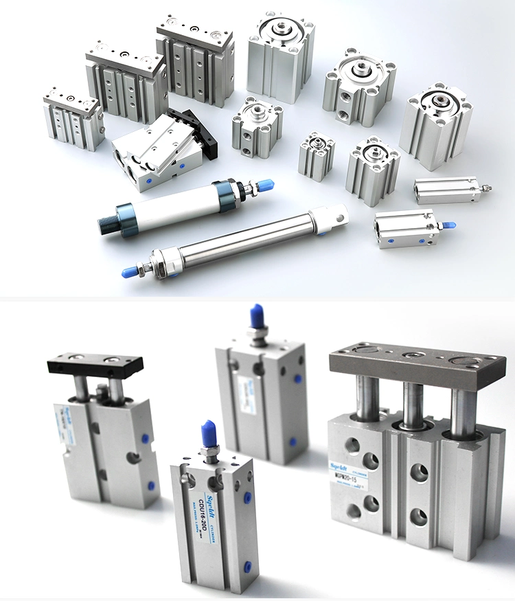 Tn Series Pneumatic Double Shaft Double Piston Rod Small Air Cylinder