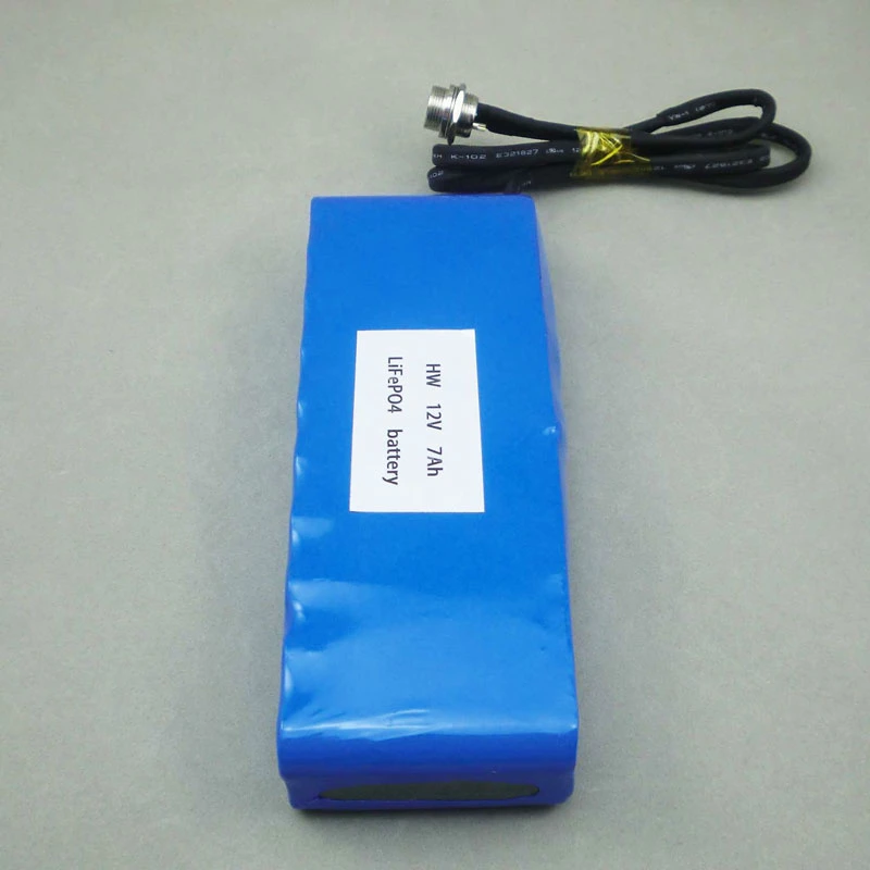 Rechargeable Solar Storage 12V 7ah Lithium LiFePO4 Battery with BMS and PVC